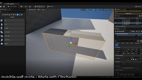 Greenwave Games Tutorial for invisible walls in UE5