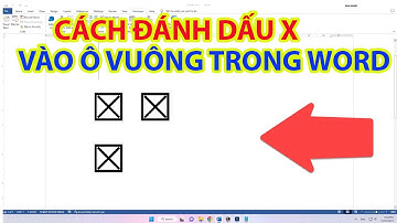 Cách Đánh Dấu X Vào Ô Vuông Trong Word