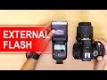 External flash for flash photography