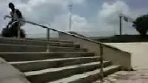 Tobin Taylor Huntsville skatepark handrail