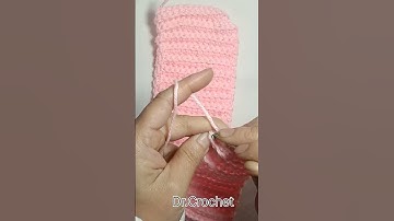 Back Loop Single Crochet 🪡🧶#shorts #crochet
