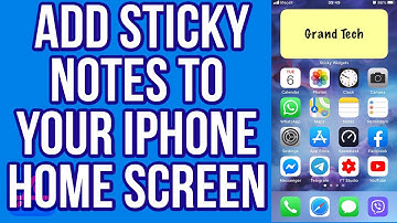 How to Add Sticky Notes to Your iPhone Home Screen