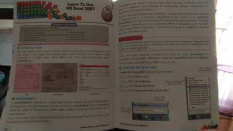 Class 5- Computer- Ch. 5 Learn To Use MS Excel 2007 - Part-2