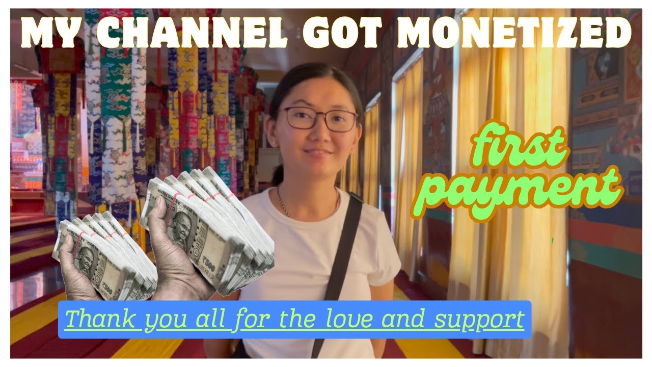 My channel got monetized & received first payment || Thank you all for ...
