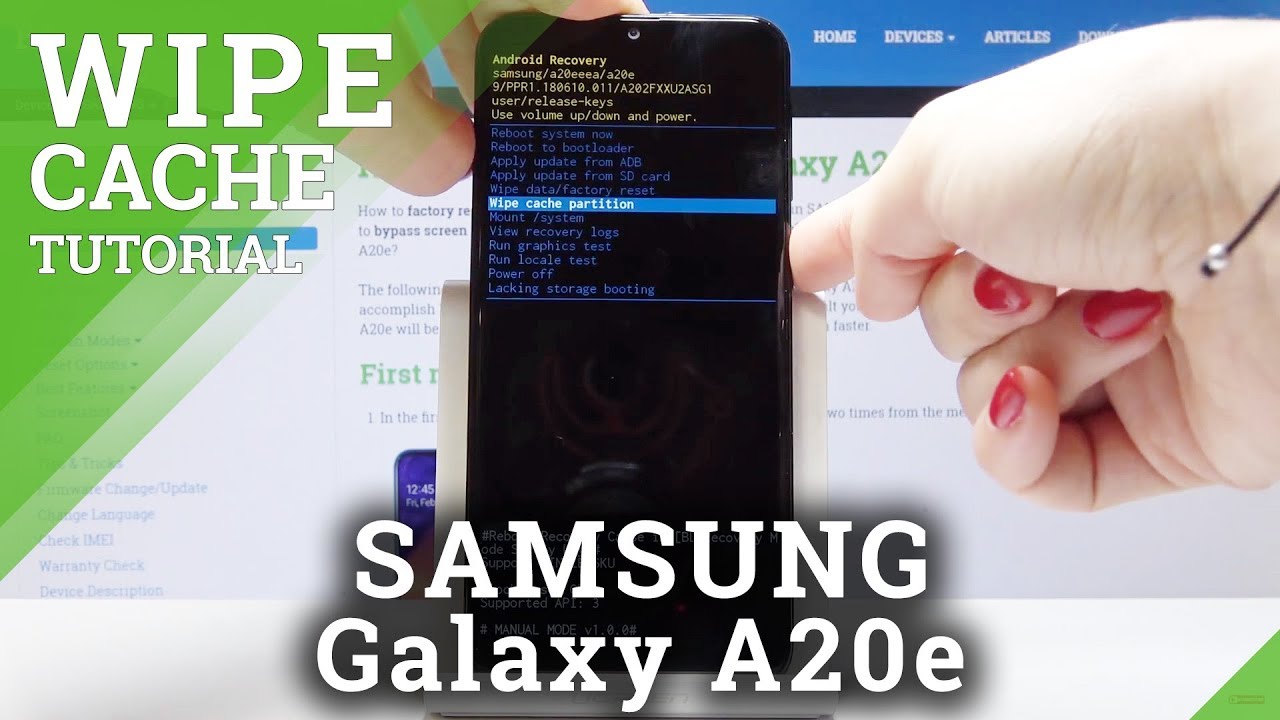 how-to-wipe-cache-partition-in-samsung-galaxy-a20e-reset-cache-files