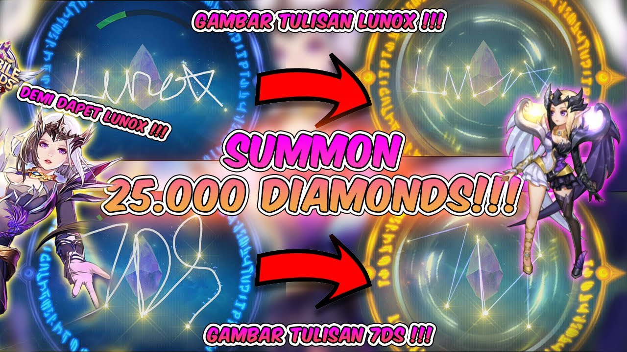 SUMMON 25000 DIAMONDS BUAT DAPETIN SI LUNOX Mobile Legends Adventure Indonesia YouTube