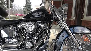 03 Heritage Softail JIMS 131 race engine Baker 6 speed etc