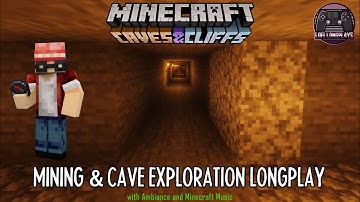 Minecraft Relaxing Longplay - Underground Mining Trading & Exploring 1.18 Adventure (No Commentary)