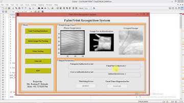 How to Develop Palmprint Recognition System using Matlab Full Project Source Code