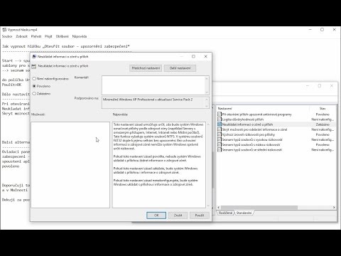 Video: Jak Vypnout Bezpečnostní Upozornění