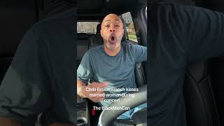 Chris Brown French kisses married woman during concert#fyp #chrisbrown #kissing#married#woman Net Worth