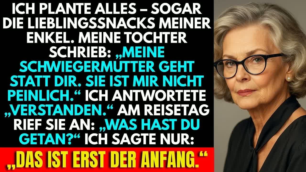 Meine Tochter Schrieb： „Marcela Nimmt Deinen Platz Ein“ – Nachdem Ich Alles Geplant Hatte