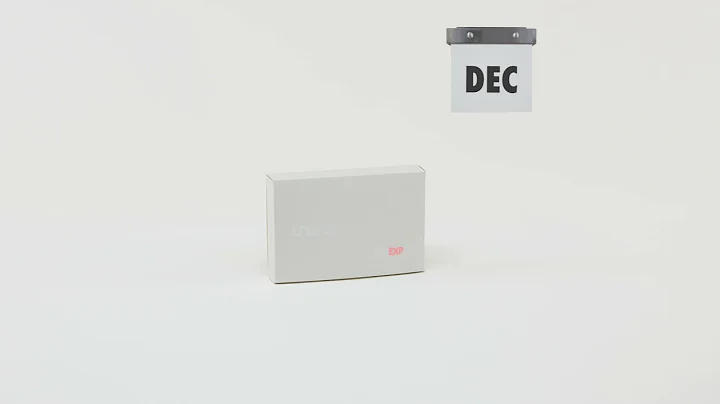 OLED folding box with Timer - Indicating expiry dates for food and drugs