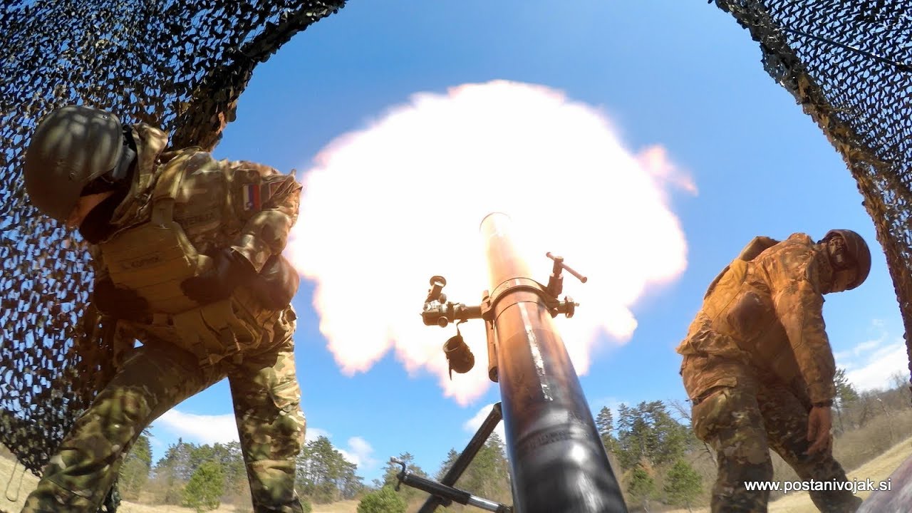 Ognjena podpora - minomet 120 mm