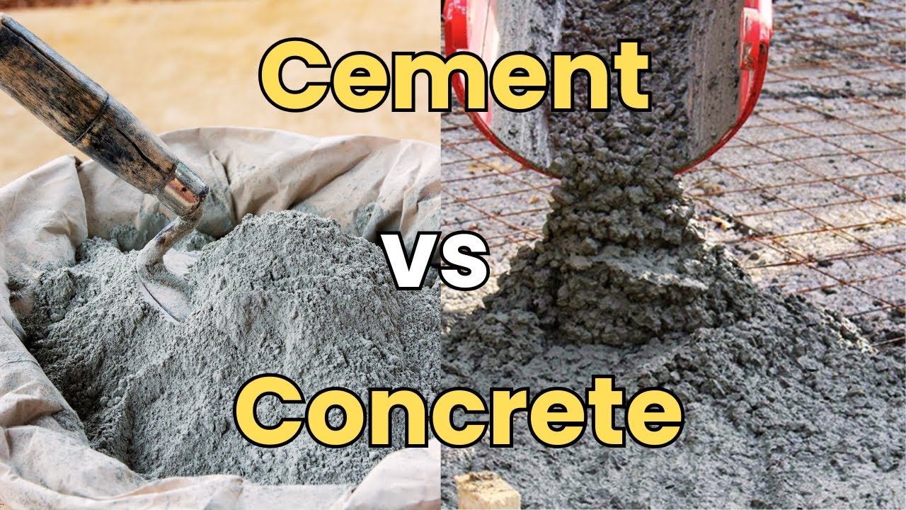 What’s the Difference Between Cement and Concrete? (Most People Get It Wrong!)