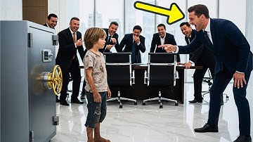 ‘Open de kluis en 100 miljoen is van jou’, grapte de miljardair — maar de arme jongen schokte hem.