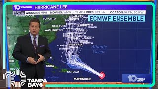 LIVE TROPICS UPDATE: Hurricane Lee forecast to become a Category 5 storm