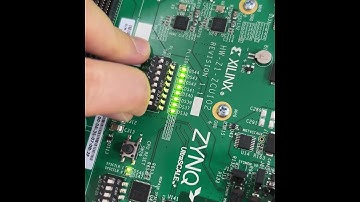 Xilinx UltraScale MPSoC ZCU102 Eval Kit Proj : PL DIP Switch LED control