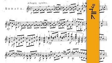 Mauro Giuliani - Sonata op.15, I. Allegro Spiritoso (Pavel Bortnik)