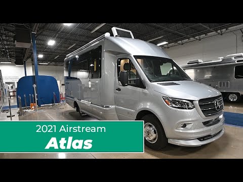 2021 Airstream Atlas Full Service Walkthrough Youtube 2022 Airstream Atlas Review Slide-Out Murphy Suite