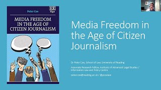 Media Freedom In The Age Of Citizen Journalism Cipil Evening Webinar