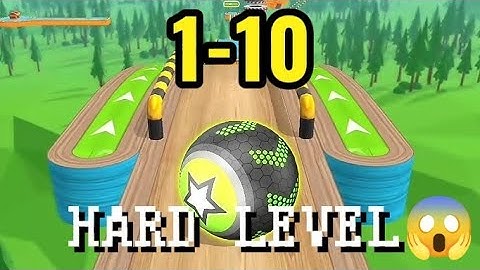 Going Balls Crazy Level Run!(1-10) 😱 Insane Ball Control!