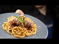 Спагетти с мясными шариками и соусом Маринара, ну очень вкусно!