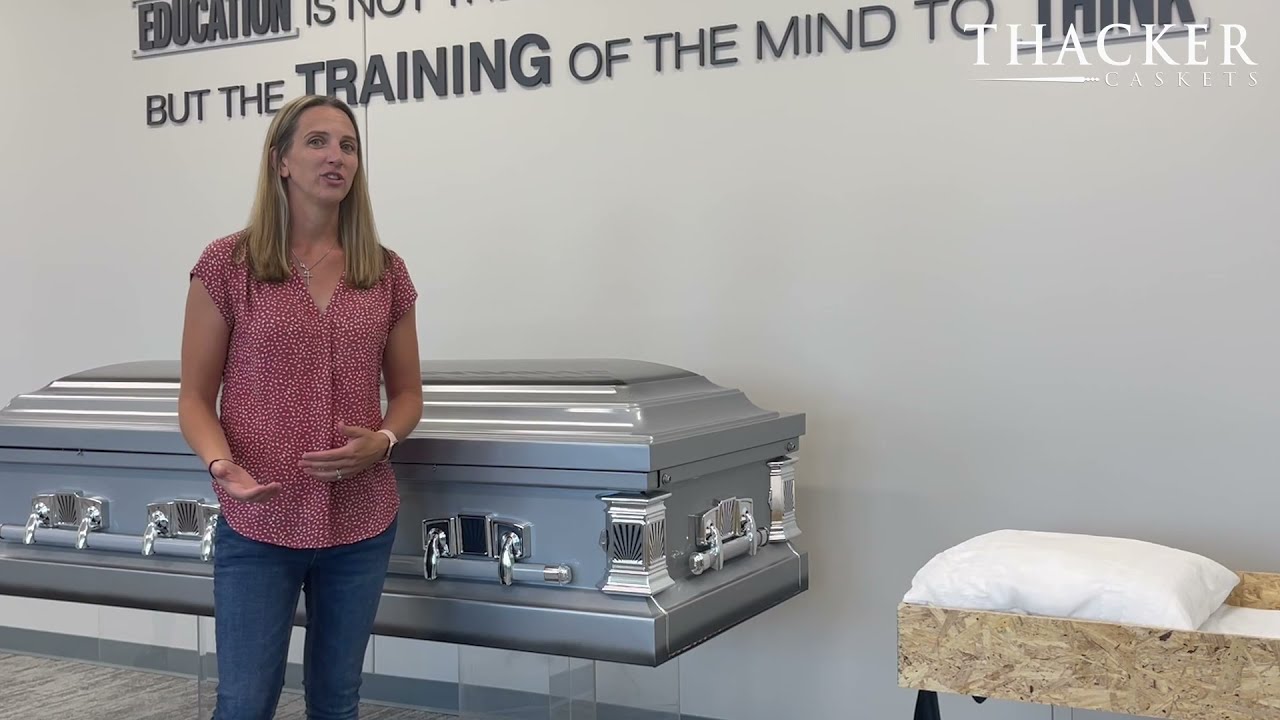 Remembrance Line - Accord Oversize Metal Rental Casket - YouTube