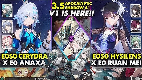 V1 IS HERE!! E0S0 Cerydra x E0 Anaxa & E0S0 Hysilens x E0 Ruan Mei | APOC 4 | 3.5 HSR.