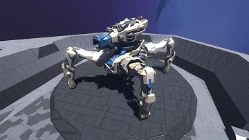 Space Engineers: giant quadruped release - The Ivory Queen