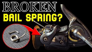 Bail Spring Fix For Daiwa Fishing Reels