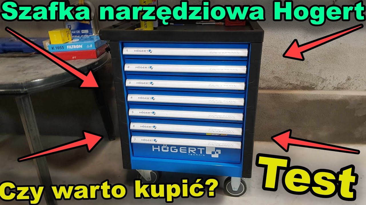 Kupiliśmy: Szafka narzędziowa na kółkach marki: Hogert | Chińczyk dobrej jakości? | Czy wart zakupu?