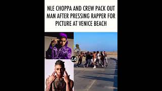 #NLEChoppa &amp; Memphis ᴄʀᴇᴡ ʀᴇᴄᴏʀᴅᴇᴅ ᴀᴛ #Venicebeach ꜱQᴜᴀʙʙʟɪɴɢ ᴍᴀɴ ꜰᴏʀ ʙᴇɪɴɢ ɪɴꜱᴜʟᴀᴛᴇᴅ  🌴🍇