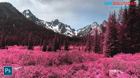 How to make Easy  Infrared Photo Effect in Photoshop | Photoshop Tutorial