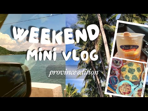 Weekend Mini Vlog [in the province] | calm days, sunset picnic, road trip ☼