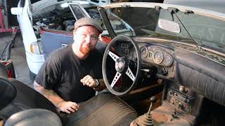 #MG #MGB #ClassicCar MGB Steering Wheel and Blinker Switch Repair