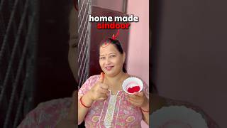aj banaya home made sindoor🩸💋 #shorts #shortsyoutube #sindoor #vlog