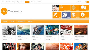 OneCommunity - BuddyPress Theme