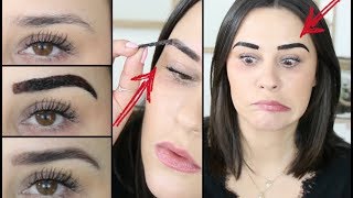 J Ai Teste Le Tattoo Brow De Maybelline Crash Test Sourcils Youtube