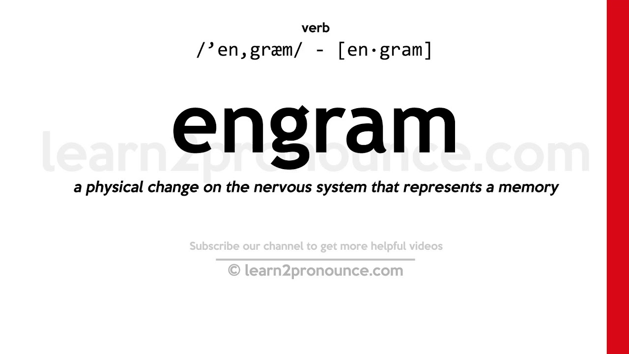 How to pronounce Engram English pronunciation YouTube