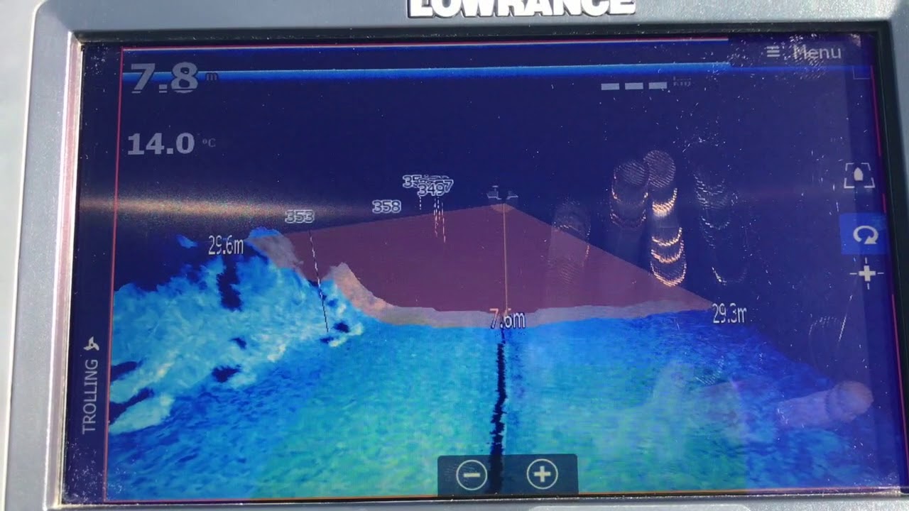 ONNautic: Producto. StructureScan 3D Sondeando en busca de zonas  productivas. 