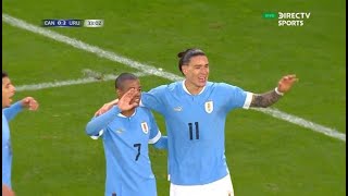 Gol de Darwin Núñez | Uruguay vs Canadá 2-0 | 27-09-22 HD #uruguay #canada #darwinnúñez #gol