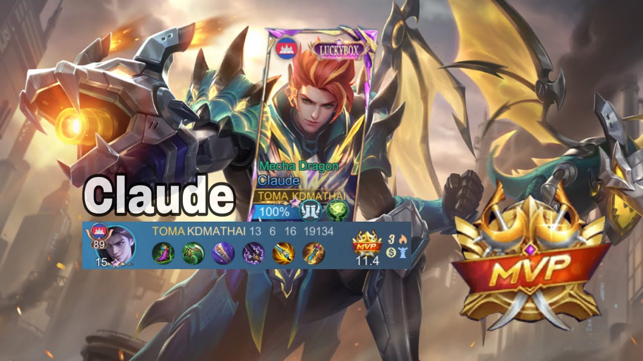 Ep23 Claude Skin Luckybox Gameplay(Mobile Legends Bang Bang)