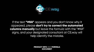 Product info and formula document - how to fill it in? [CE.way]