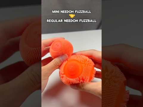 Mini Needoh Fuzzball VS Regular Needoh Fuzzball #needoh #shorts #squishy