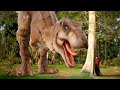 Dinosaur Attack TREX VS ELEPHANT PART 3 | Dinosaur Video | T-rex Chase