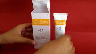 Hindi Review of U V Doux Sunscreen : ClickOnCare.com screenshot 5