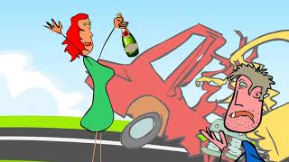 Featured image of post Car Accident Drunk Driver Cartoon While drunk drivers can face serious criminal charges with penalties including restitution and jail time they can also face civil liability if they are sued by their victims