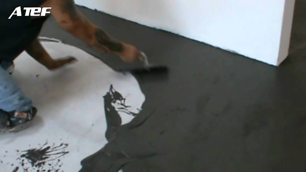Pavimenti in resina nanostucco spatolato nero grafite.avi youtube Prezzo resina per muri