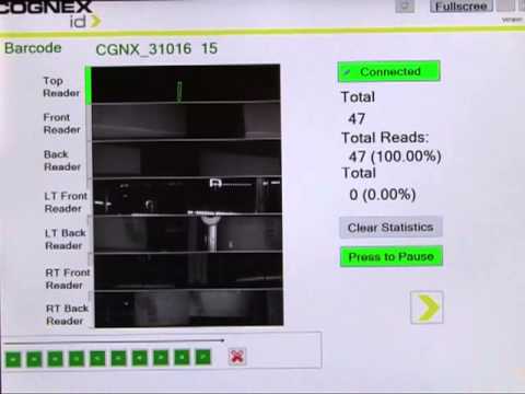 Cognex DataMan 503 Logistics Barcode Reader Tunnel Scan Application